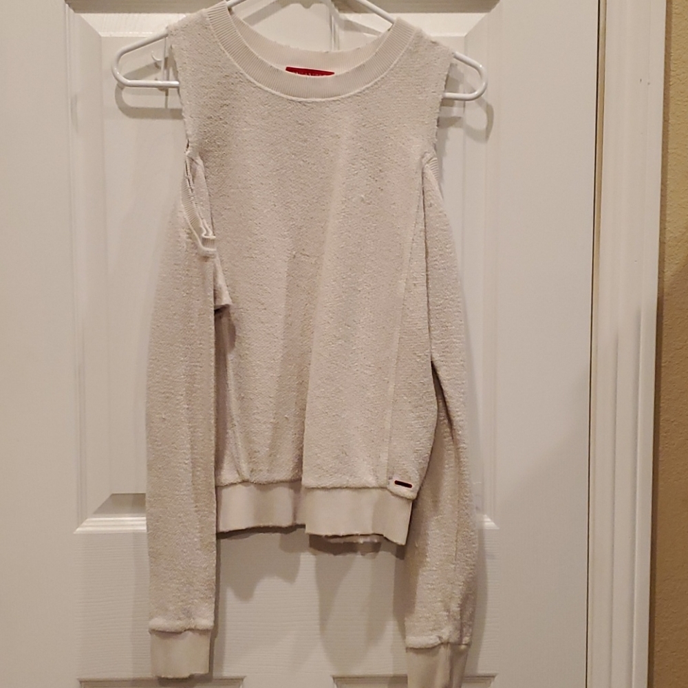 Off shoulder sweater
